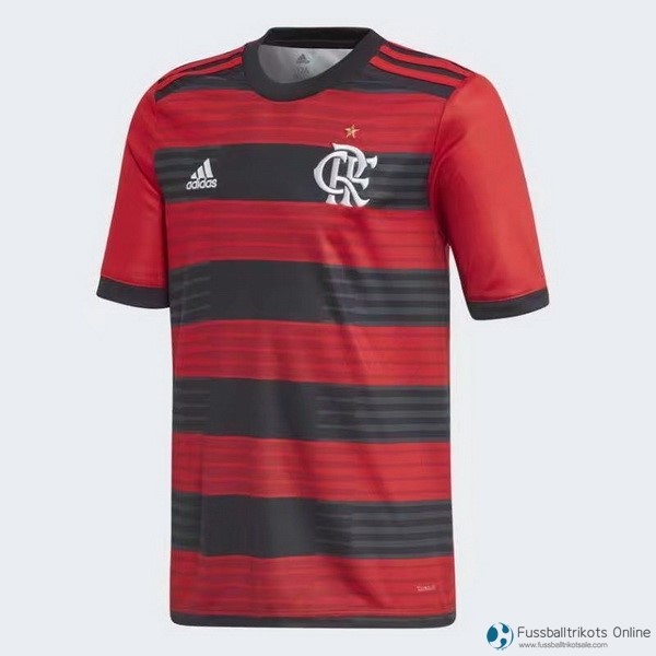 Flamengo Trikot Heim 2018-19 Rote Fussballtrikots Günstig